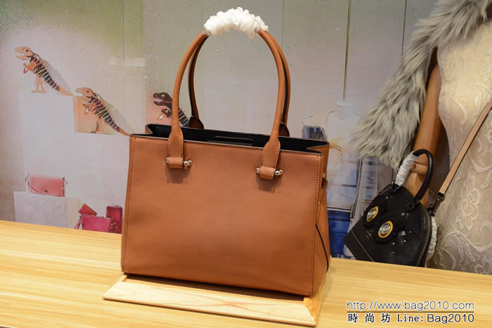 COACH蔻馳 原單正品 36514 荔枝紋牛皮 手提女包  Chz1445